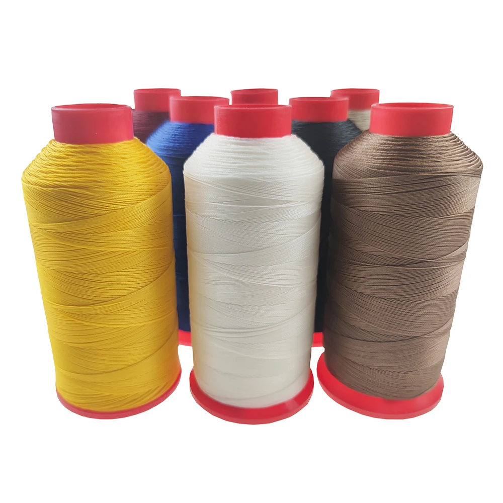 High Tenacity Bonded Nylon Thread TEX70 Tkt40 210D/3 1500Y Multi - Filaments Sewing Threads Nylon66 For Leather Upholstery | Дом и сад