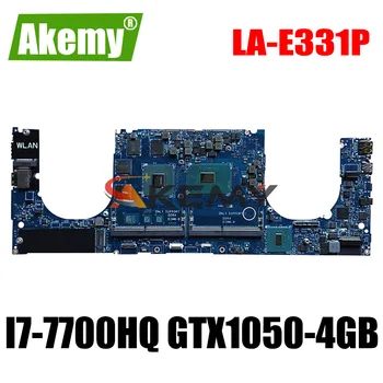 

LA-E331P Laptop motherboard For DELL XPS-15 9560 original mainboard I7-7700HQ GTX1050-4GB