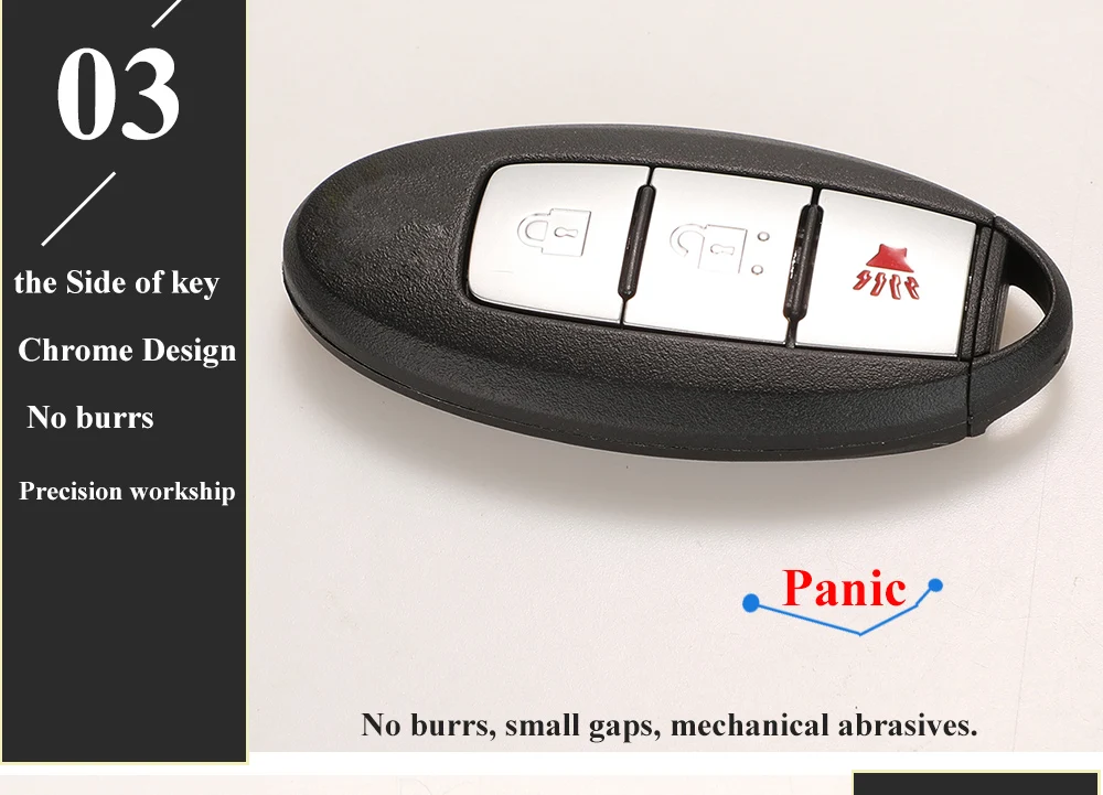 Keyforkess 5 pezzi TWB1J701 Smart Remote Car Key 315MHz ID46 7952 per NISSAN March Tiida Micra Leaf 3 pulsanti Keyless Fob - H0916eb68e9c3480a9539e201e1c78260h