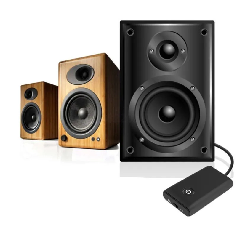 2 in 1 Bluetooth 5 0 Transmitter Receiver TV PC Car Speaker 3 5mm AUX Hifi Music Audio Adapter Headphones Car Home Stereo