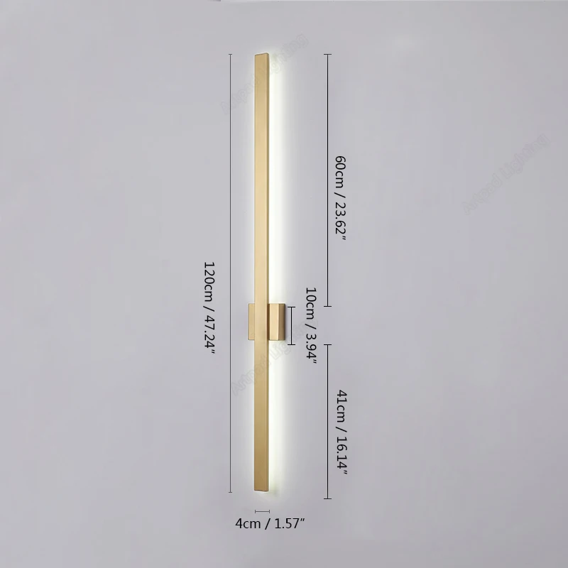 Nordic Wall Lamp Stairs Lighting Decor Home Wall Light for Bedroom Metal Wall Art Decor Living Room Luxury Sconces Wall