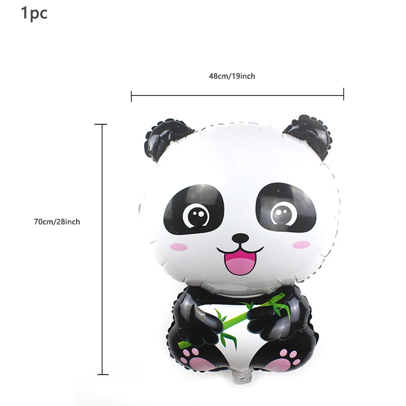 32 дюйма номер 1st шарики Звезда латекс точки счастливы День рождения украшения детский душ для детей с принтом панды и животных globos - Цвет: YX panda