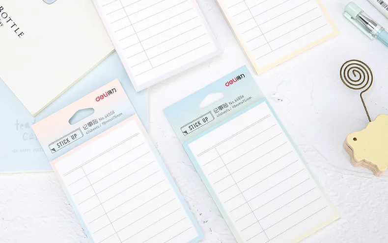 Deli 66556 Notes Hipster Sticky Notes Sticky Note Cute South Korea Note Students Stationery