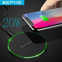 Fast-Charging-Charger Wireless Chargers Quick-Qi iPhone 12 Samsung S8 20W for S9 S10-S20