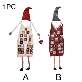 

Bedroom Christmas Decoration Living Room Party Home Wall Hanging 24 Days Kids Advent Calendar Holiday Santa Claus Craft Gift