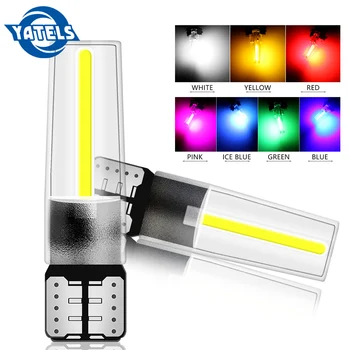 

1 PCS 2018 latest W5W led T10 cob plastic car light led filament car shell reading dome light bulb lamp DRL car shape 12v