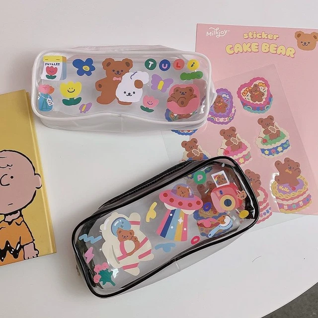 plush Kawaii Pencil Bag pencil pouch cute pencil cases for girls cartoon  pencil box school supplies korean stationery estuche - AliExpress