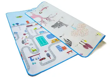 

200 * 180 cm Cartoon Baby Play Mat Baby Baby Games Mats Cartoon Puzzle Non-slip Room Floor Rug Educational Toys