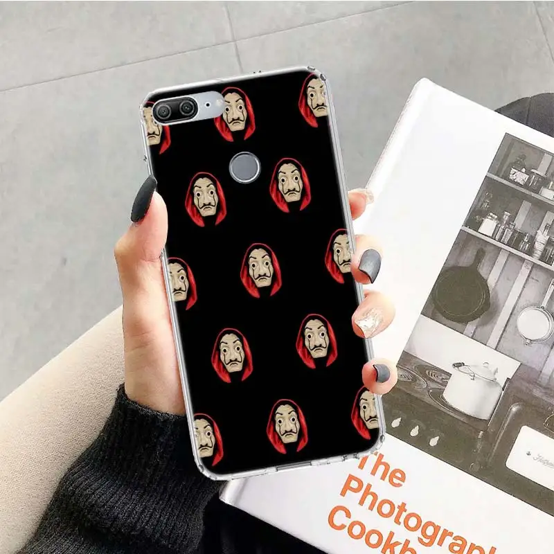 La Casa de papel чехол для huawei Honor 9 10 20 Lite рro 9X 8X 8A 8C фотоаппаратов моментальной печати 7S 7A 7C Y5 Y6 Y7 Y9 мягкий чехол для мобильного телефона чехол Coque - Цвет: TR101-8