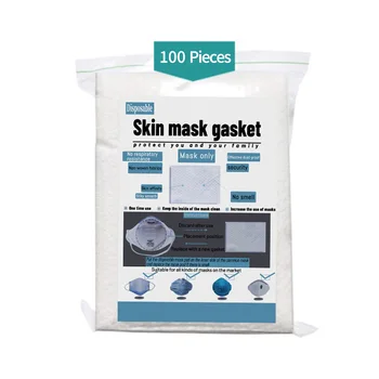

100 PCS/pack Disposable Mask Pads Nonwoven Dustproof Breathable Face Mask Pads For Mouth-muffle Proof Flu Face Mask