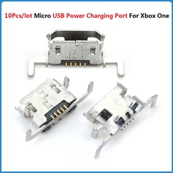 10Pcs Micro USB Power Charging Port For Xbox One Gamepad Controller Charger Connector Socket Tail Plug For Xbox One Port Repair