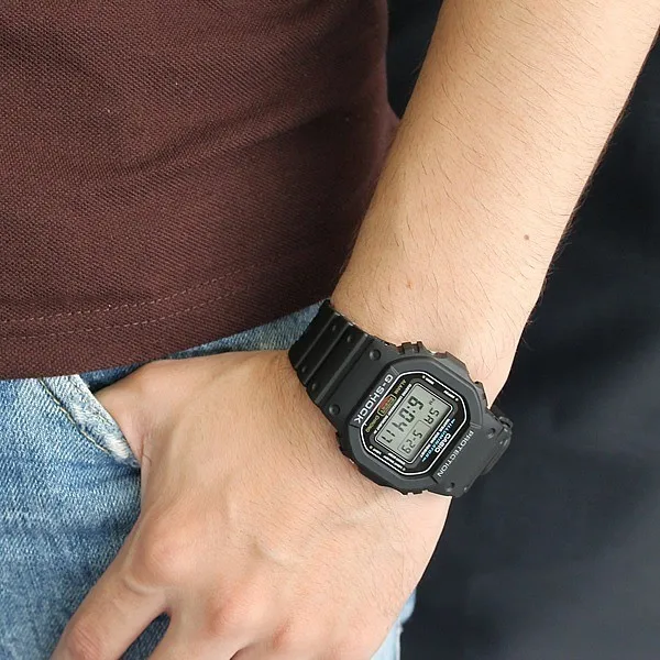 Casio Dw 5600e 1v Jam Tangan Pria Tahan Benturan Jepang dengan Lampu Latar  dan Perlindungan Air Yang Tinggi|Digital Jam Tangan| - AliExpress