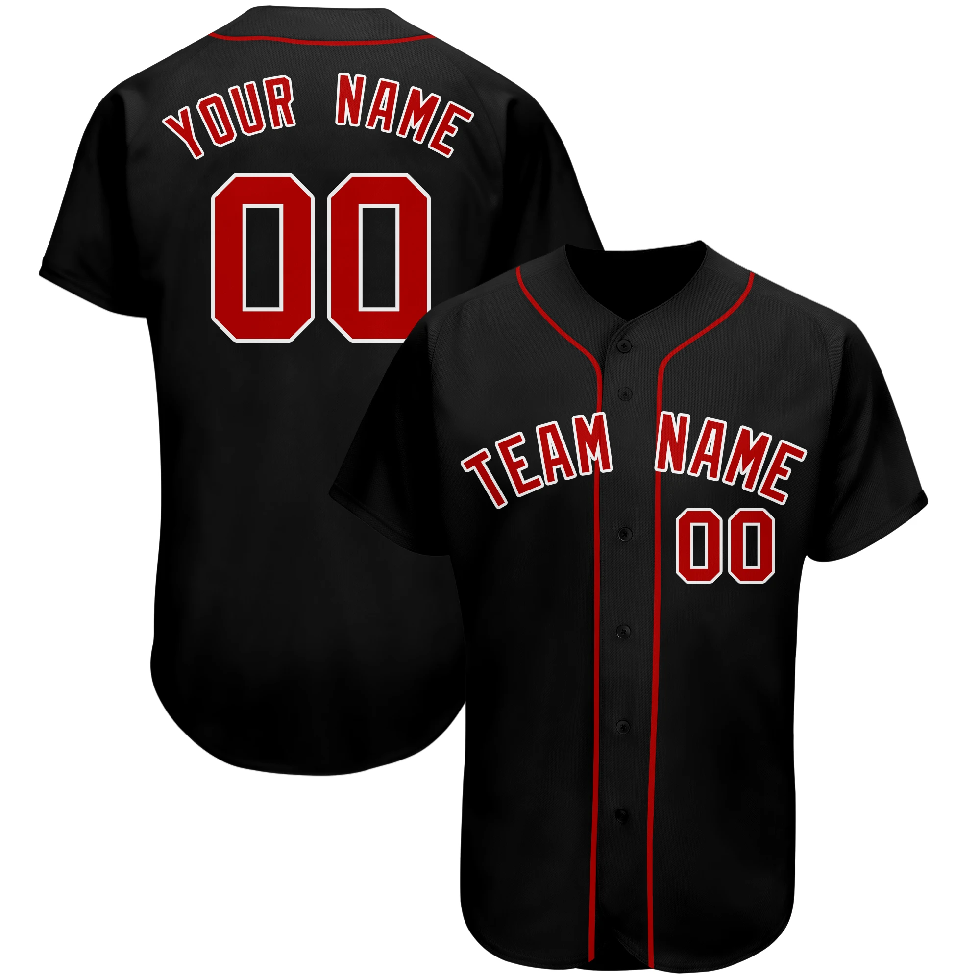 Baseball Jersey Embroider Name Number High-quality Breathable Sportswear for Men Outdoors Big size Hip Hop Streetwear
