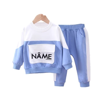 

New Spring Autumn Baby Girl Clothes Children Boys Sports T Shirt Pants 2 Piece Set Toddler Casual Costume Infant Kids Tracksuits