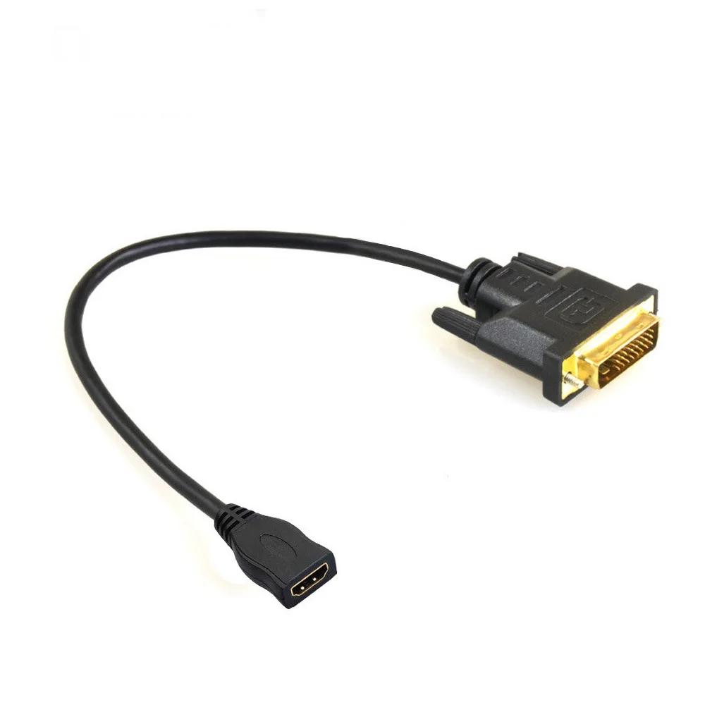 HDMI мать к DVI Открытый 24 + 1 высокой четкости преобразования линии HDMI для переходника DVI кабель DVI Преобразование HDMI