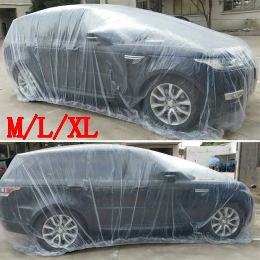

universal For the Body Plastic car cover Accessory Transparent Waterproof Rainproof UV resistant Practical M/L/XL