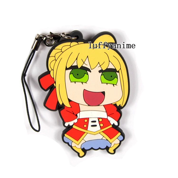 Fate/Grand Order резиновая подвеска FGO FES аниме Enkidu Nero Arash Cu Chulainn Kiyohime на ремешке