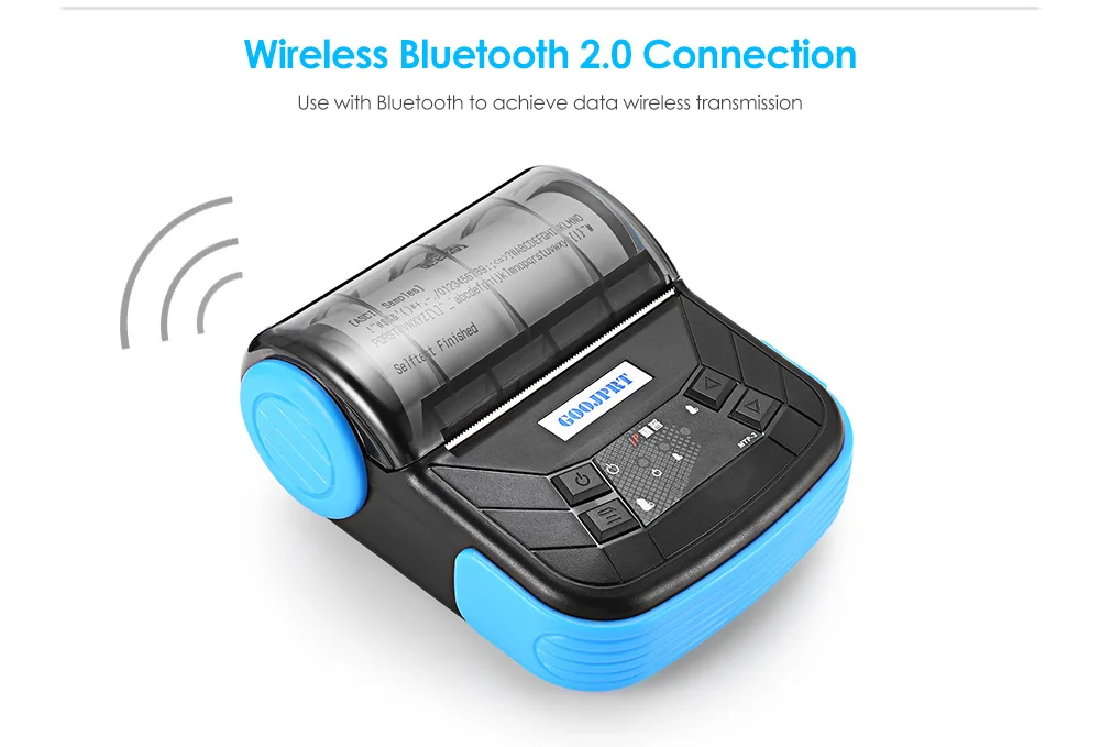 GOOJPRT MTP-3 80 мм Bluetooth 2,0 Android POS чековый термальный принтер машина счета магазин принтер для супермаркета ресторана