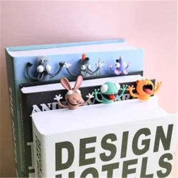 

Wacky Bookmark for More Fun Reading 3D Stereo Cartoon Lovely Animal Bookmark Wacky Bookmark DJA88