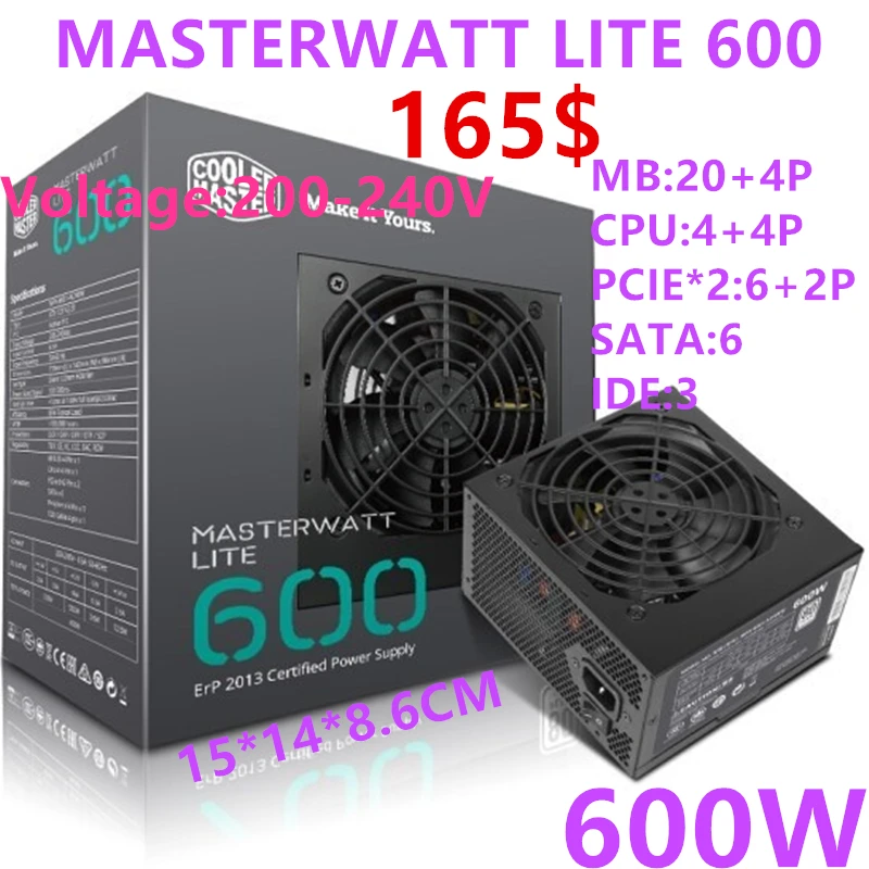 Original PSU For Cooler Master GTX1070 1080 Full Module Game Power