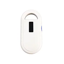 Varredor portátil FDX-B khz/134.2khz do rfid do oled rfid, apropriado para gatos, cães, animais de estimação rfid 125/um leitor animal do microchip da etiqueta