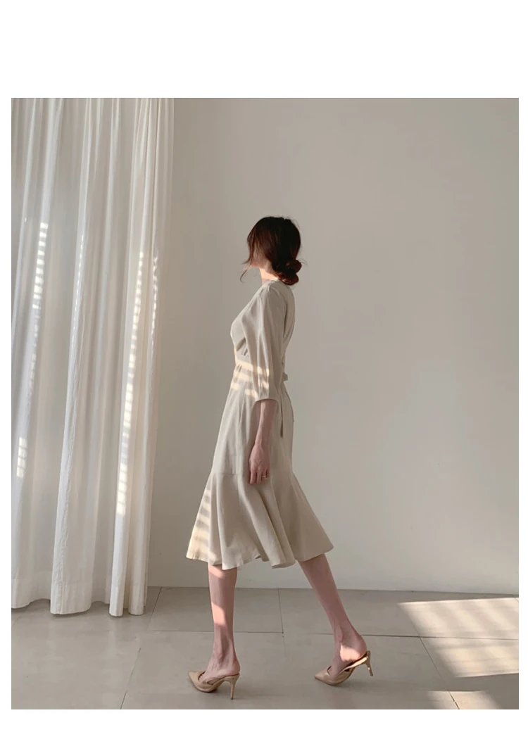 Бандажное платье для женщин осень лето vestidos элегантный офисный женский Вечеринка корейский стиль приталенное платье AE879