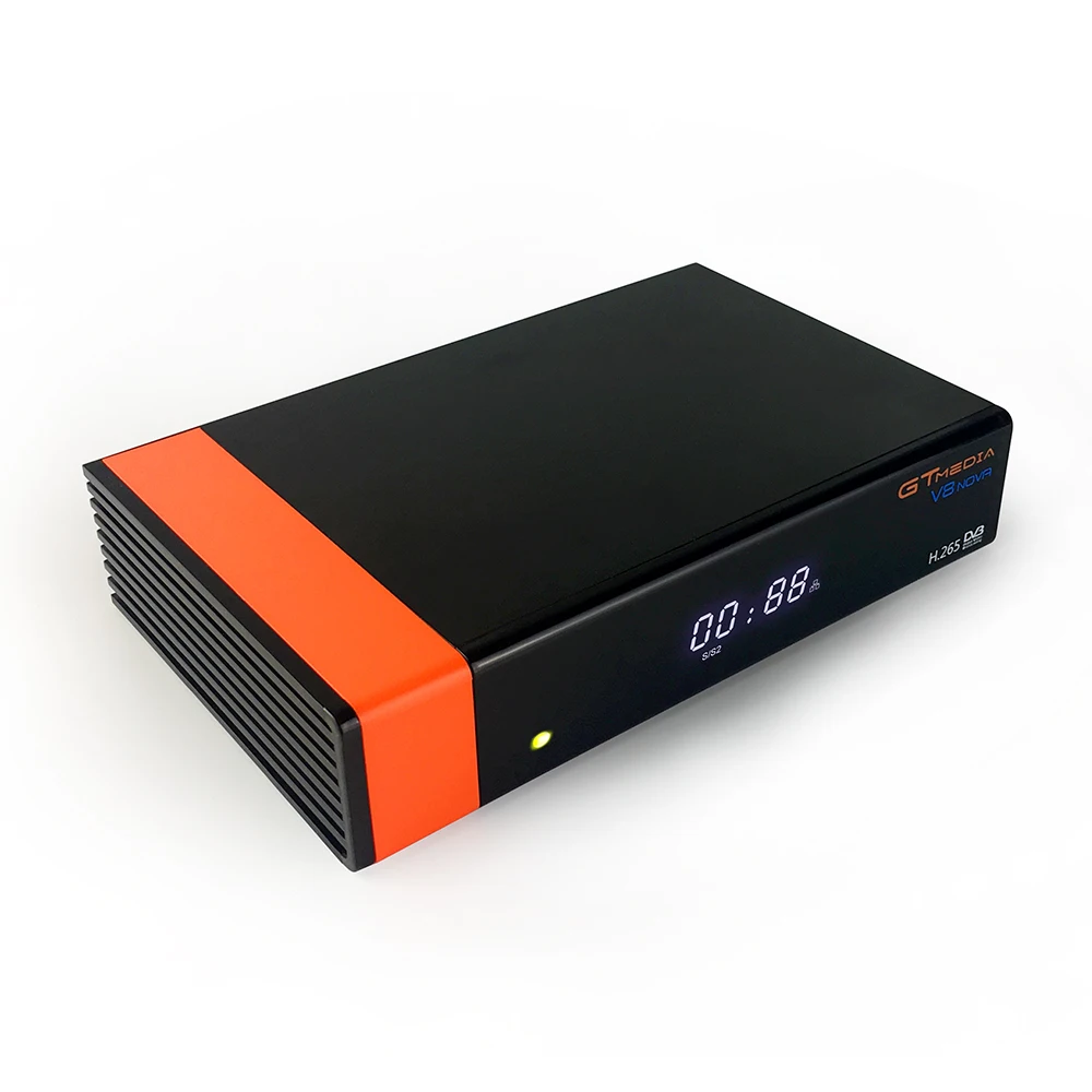 Receptor Gtmedia V8 Nova built-in WIFI DVB-S2 1 Year Ccam line for 1 Year TV Box Same as V9 Super same as freesat v9 super tvbox