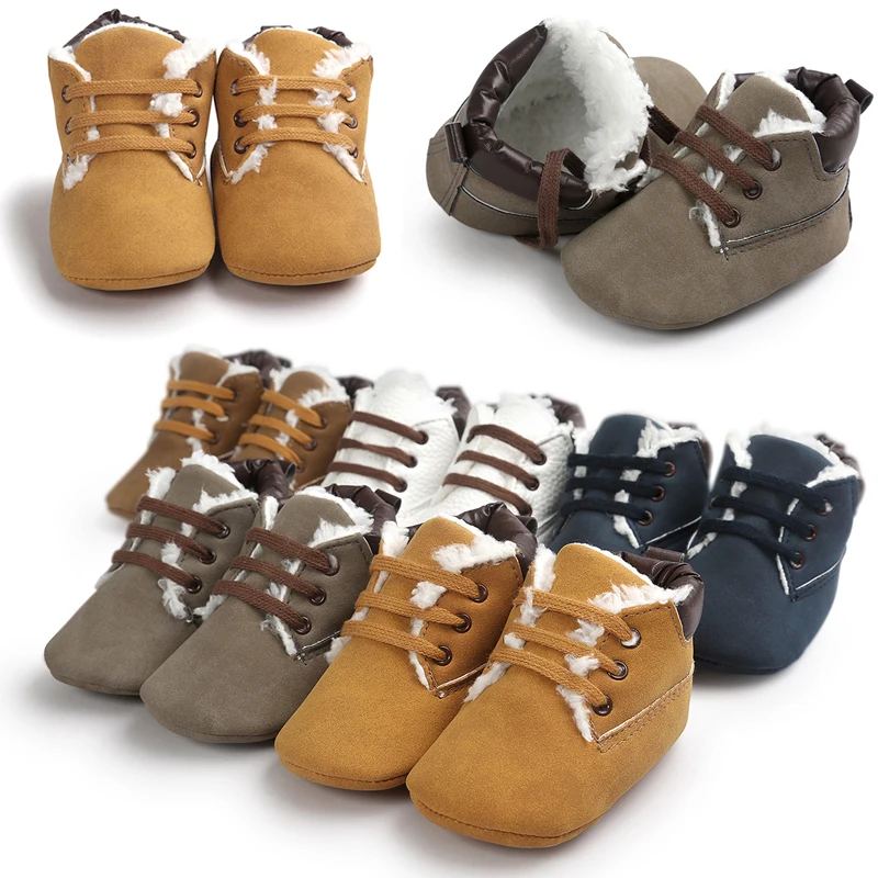 Focusnorm осень-зима из искусственной замши детские мокасины обувь для младенцев Детские анти-скольжения, которые делают первые шаги для новорожденных и маленьких мальчиков, мягкая подошва, детские пинетки