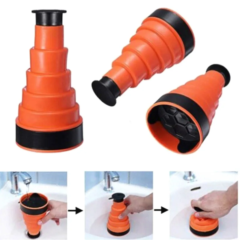 

Sink Air Blaster Plunger Drain Clog pressure Dredging Tool for Sewer Kitchen Toilet WWO66