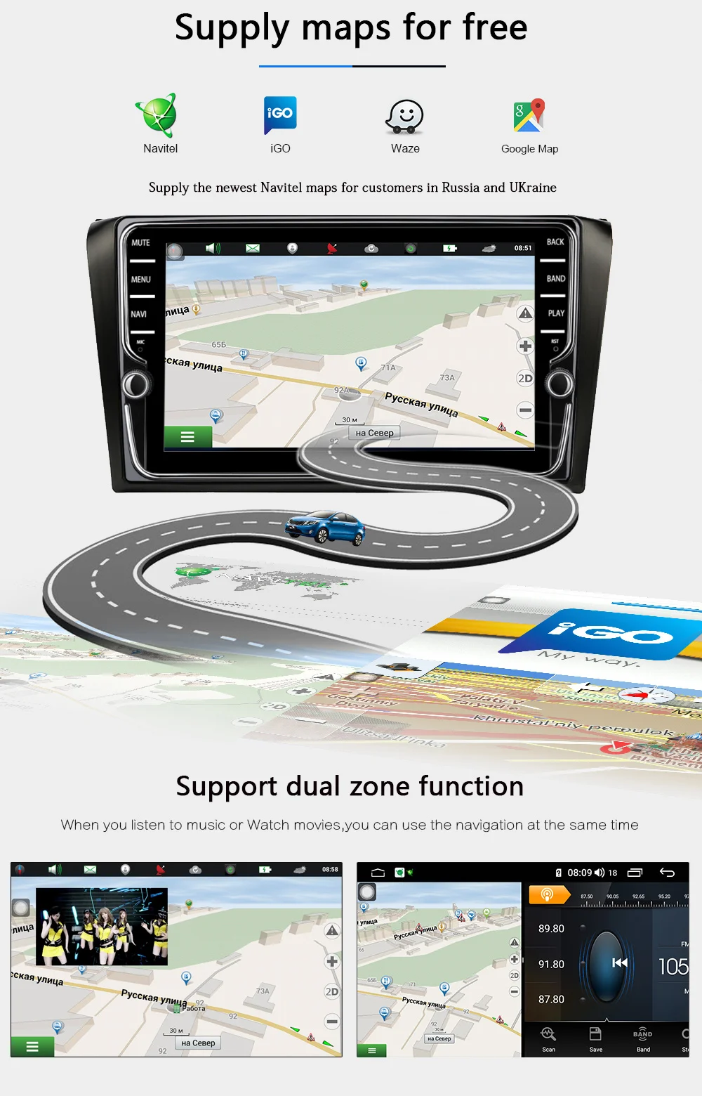 Funrover 4G+ 64G 8 ядер " 2din Android 9,0 GO автомобильный Радио gps навигация wifi Bluetooth плеер карта для Mazda 3 2004-2013 автомобильный dvd-плеер IPS