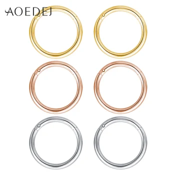 

AOEDEJ Gold Color Surgical steel Nose Rings for Women 6PCS 18G Nose Rings Ear Piercing Body Jewelry Punk Earrings