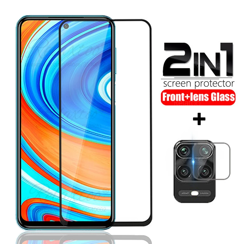 

2 in 1 Tempered Glass for Xiaomi Redmi Note 8 8t 9 9Pro max Protective Camera Lens Film on Redmi Note9 pro Screen Protector 9h