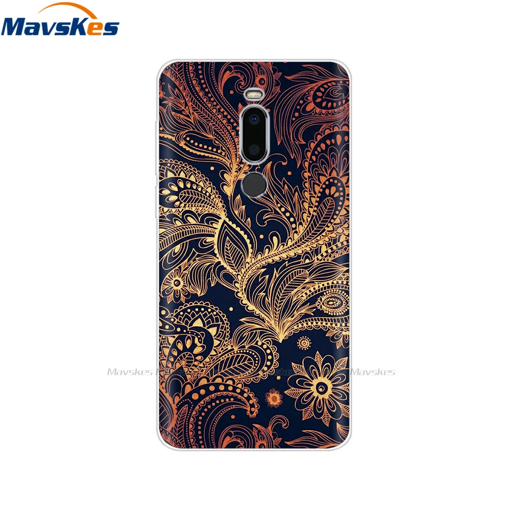 cases for meizu belt Silicone Cover for Meizu M8 Case oft TPU Protective Phone Case Cartoon Flowers Bumper Shell for Meizu M8 Lite M 8 Case Cover Bag best meizu phone case brand Cases For Meizu