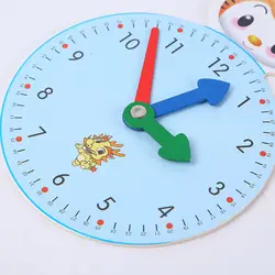 Huilong новые деревянные часы с героями мультфильмов Обучающие канцелярские товары раннее образование геометрические Мультяшные Часы