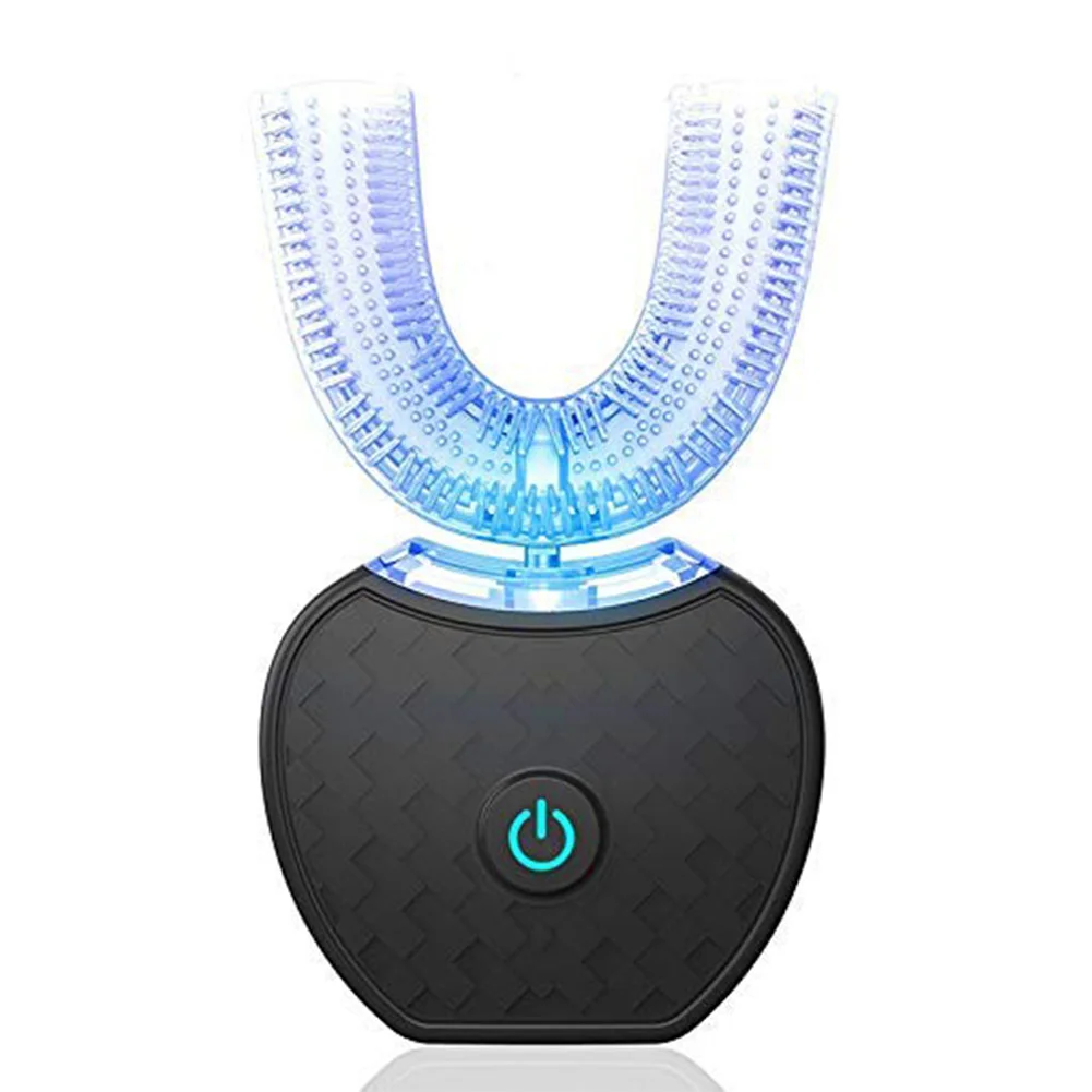 

30 seconds quickly whitensTeeth Whitening Electric Toothbrush Portable Automatic LED Light IPX7 Waterproof Hands Free