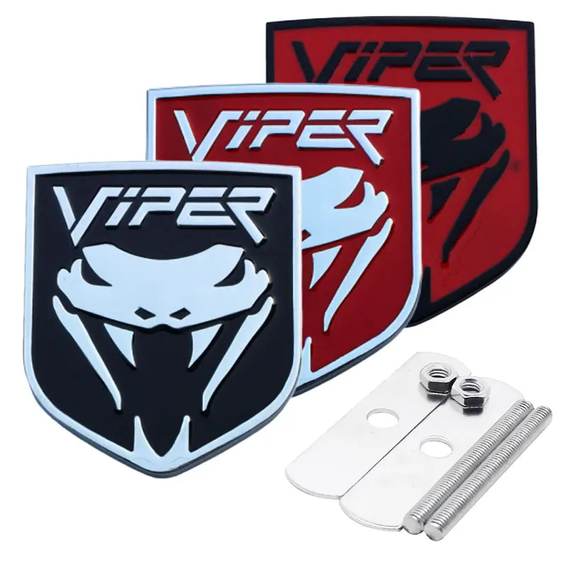 Автостайлинг для Dodge Viper передняя крышка решетки радиатора эмблема значок
