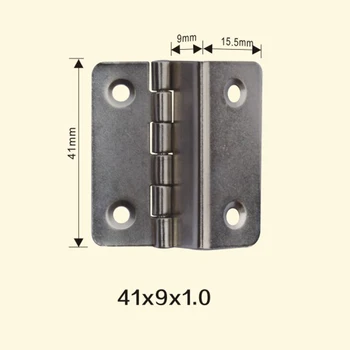 

Freeshipping 41*9*1mm Iron Metal Hinge Sewing Machine Folding Table Furniture Flip Tray Hinges Big Door Hinges