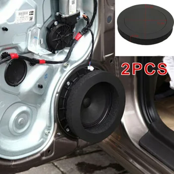 

2PCS 6.5'' Car Speaker Ring Bass Door Trim Sound Insulation Soundproof Cotton Accessory HOT Car Styling Accessories