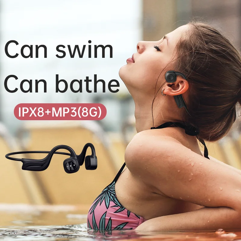 Наушники Bluetooth беспроводная гарнитура костная проводимость наушники спортивные водонепроницаемые
