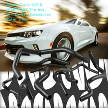 Автомобильные аксессуары, автомобильная силиконовая трубка, автомобильная водопроводная труба, 9 Упаковок для Honda Civic, высокое качество и долговечность, толщина внутренней стенки