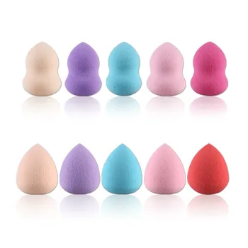 

10 pieces/Pack Cosmetics Makeup Sponge Foundation Puff Bigger in Water Face Powder Contour Make Up Sponge Tool Kits Wholesale