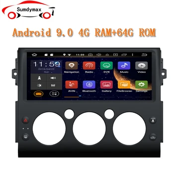 

12.3inch touch screen car multimedia player for Toyota FJ Cruiser 2006- with android 9.0 system 6core PX6 4G RAM 64G ROM