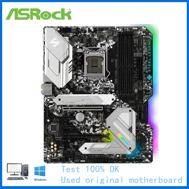 i5 AliExpress LGA Mainboard For Legend i7 Z390 DDR4 Desktop Z390 Computer Steel - ASRock Cpus Motherboard 1151 9600K Core Used 9700K