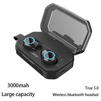 

3000mAh TWS Wireless Bluetooth 5.0 Headset Sports Waterproof Volume Addition and Subtraction Mobile Power X6