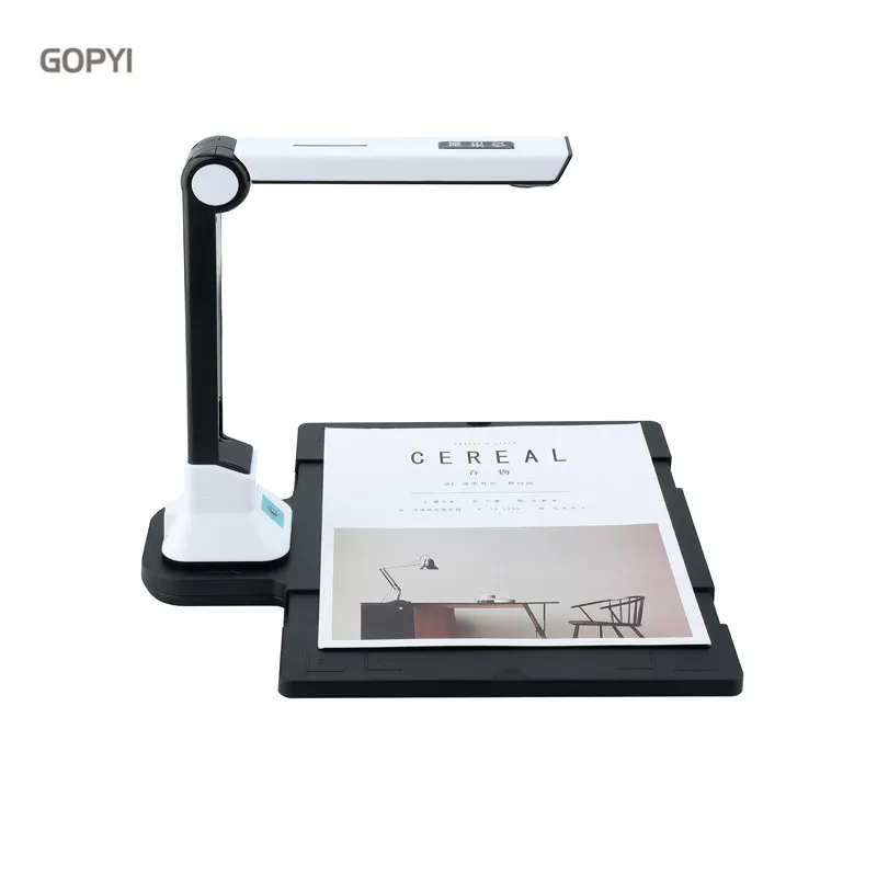 

GOPYI BK50 Portable 10 Mega-pixel High Definition Book Scanner Capture Size A4 Document Camera for File Recognition Scanner