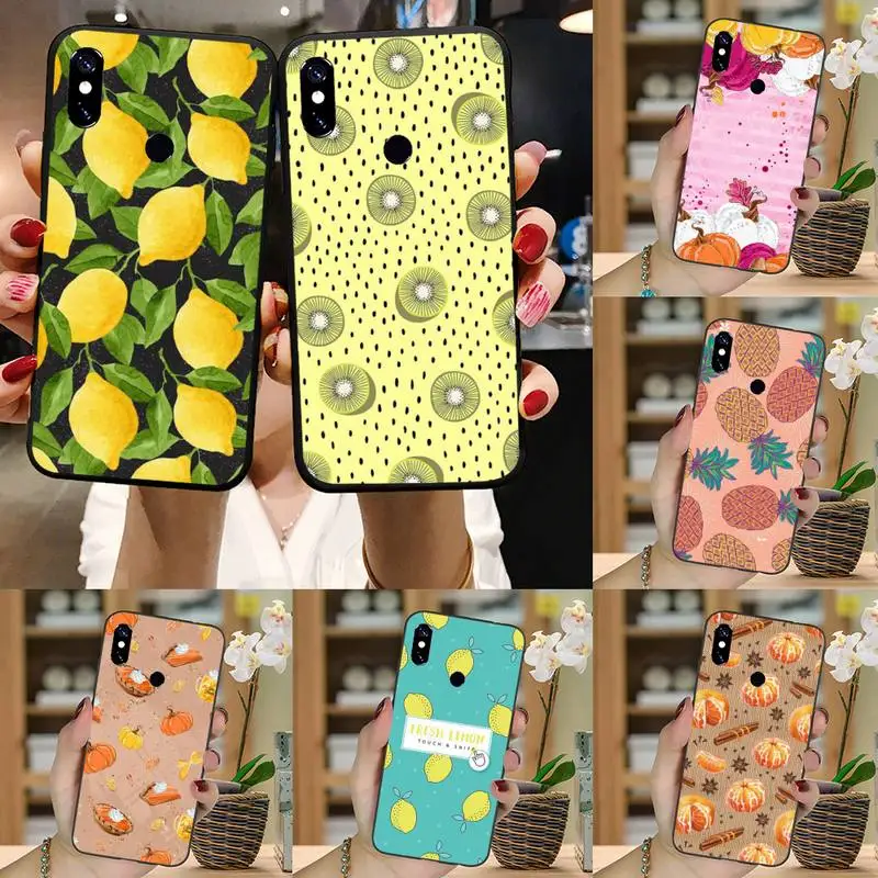 

Summer Cartoon Fruit Retro Phone Case For Xiaomi Redmi Note 4 4x 5 6 7 8 pro S2 PLUS 6A PRO