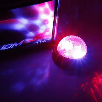 

Multi-Color Car Atmosphere LED Light Interior Decoration Lamp DJ Disco Light Ball For Car Truck For Office House Party Club N