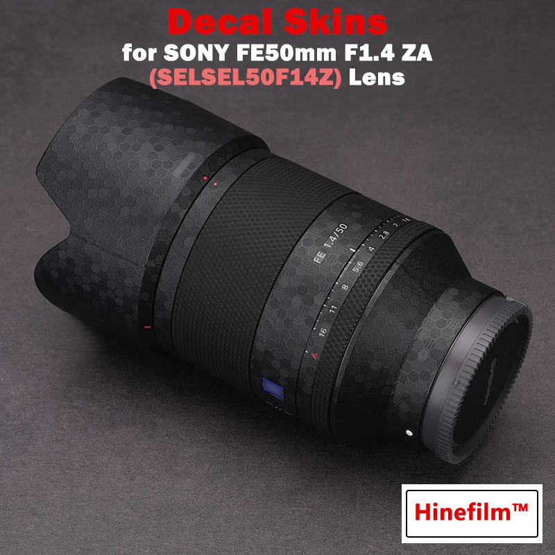 FE50 F1.4 Lens Premium Decal Skin for SONY FE 50mm ZA （ SEL50F14Z ） Protector Anti-scratch Cover Film Sticker | Электроника