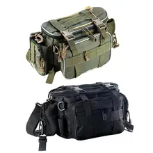 Горячая рыболовные сумки умелое производство приманки рыболовные снасти пакеты большая Рыболовная Сумка переносные Наплечные сумки-мессенджеры