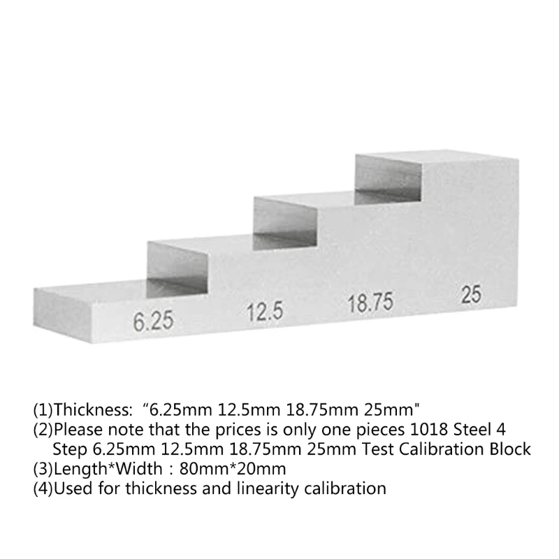 Calibration Test Block 4 Step High Precision Calibration Block with